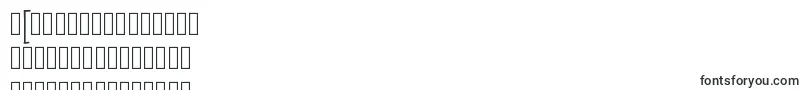 Pwverticalized-Schriftart – bengalische Schriften